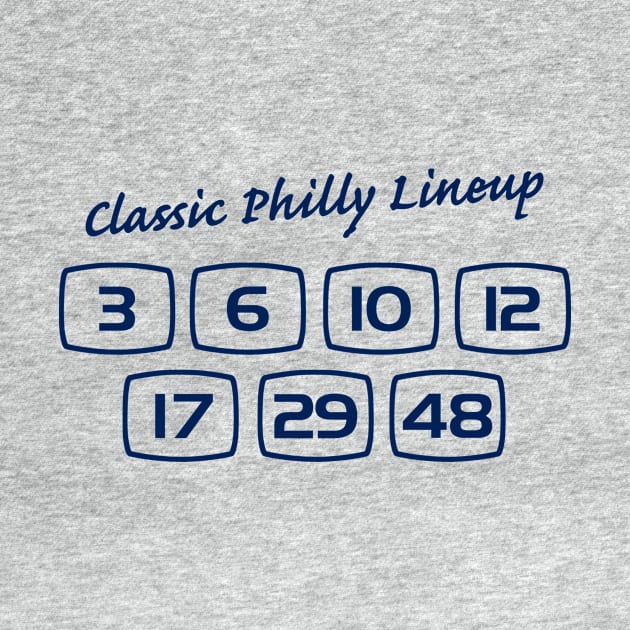 Classic Philly Lineup (variant) by GloopTrekker